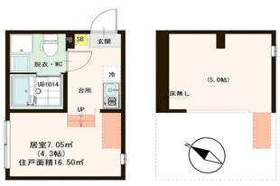 ヒロッズ篠崎の物件間取画像